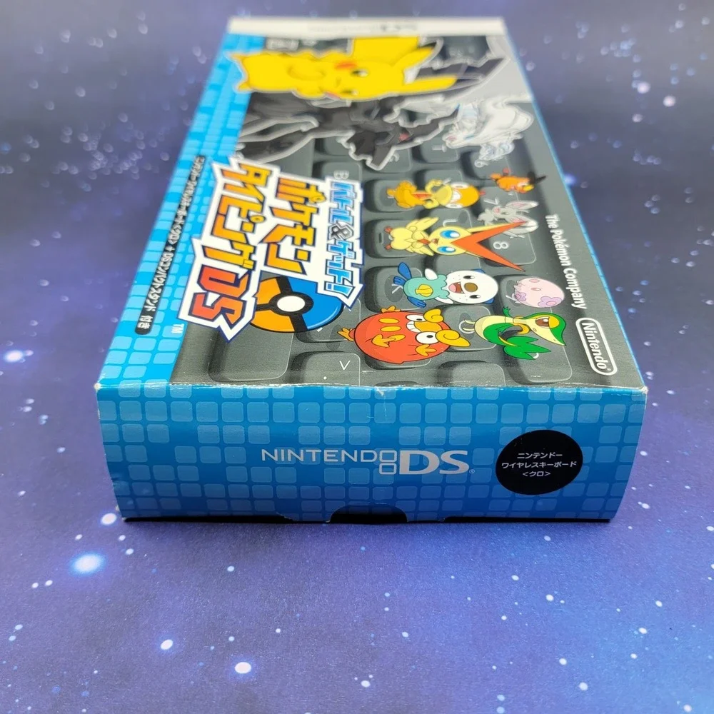 Nintendo DS Battle & Get Pokemon Typing DS Japanese Import with Keyboard Black